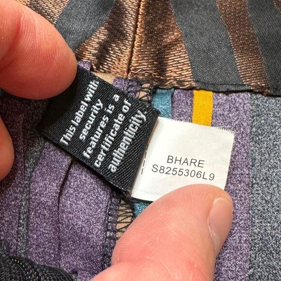 Diane von Furstenberg Multicolor Pleated Flowy Silk Mini Above The Knee Skirt - Picture 6 of 9